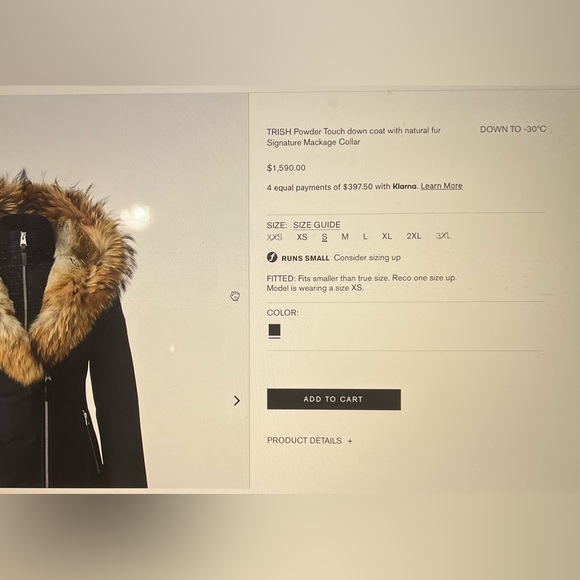 Mackage « Trish «  woman winter coat - Picture 6 of 6